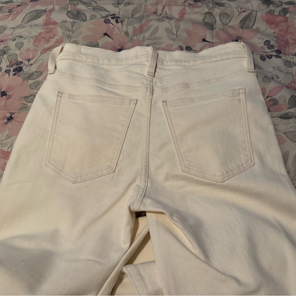 Madewell Women's Off-White Flare Jeans - Picture 2 of 7